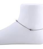 Delicate Indo Western Single Leg Anklet Payal For Women Girls