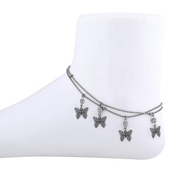 Elegant Butterfly Design Delicate Anklet For Girl Women 1