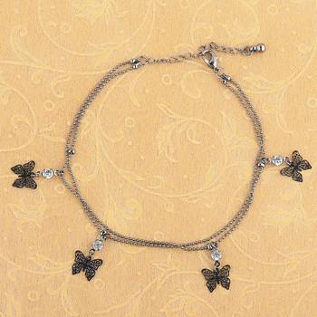 Elegant Butterfly Design Delicate Anklet For Girl Women 2