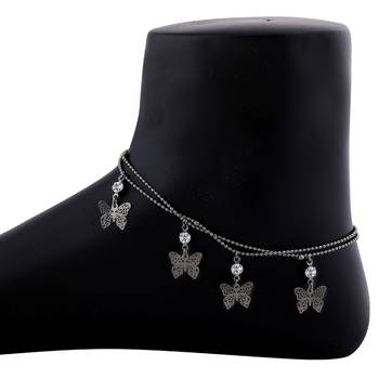 Elegant Butterfly Design Delicate Anklet For Girl Women 3