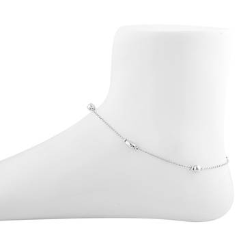 Charm Anklet Silver Plated For Women Girl 1