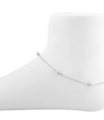 Charm Anklet Silver Plated For Women Girl