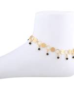 Gold Plated Adjustable  Charm Anklet For Girl Women