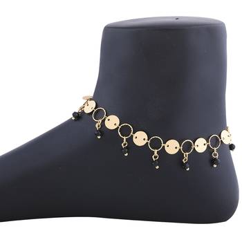 Gold Plated Adjustable  Charm Anklet For Girl Women 2
