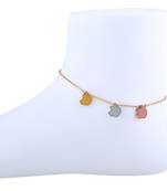 Delicted Apple Shape Designer Single Anklet For Women Girl