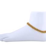 Gold Plated Stylish Anklet For Women And Girl.