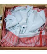 Turquoise Hand Woven Poly Silk Handloom Sarees