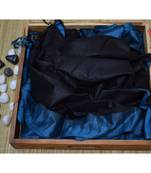 Black Hand Woven Poly Silk Handloom Sarees