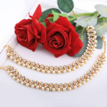 Charm Designer Gold Plated Anklet For Women And Girl. 3