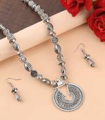 Oxidised Designer Pandent Set Stylish Mala For Women Girl