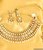 Kundan Meenakari Royal Pearl Necklace Set