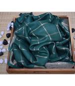 Green Woven Linen Handloom Saree With Blouses