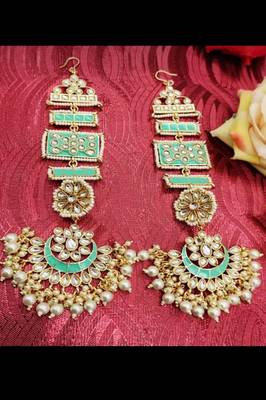 Pink earrings 1