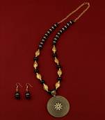 Adjustable Oxidised Designer Round Shape Stylish Mala For Women Girl