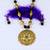 Stylish Designer Mala  Adjustable Gold Oxidised Big Pendant Black Pearl Set For Women Girl