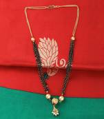 Traditional Multi Chain Gold Plated Mangalsutra For Women