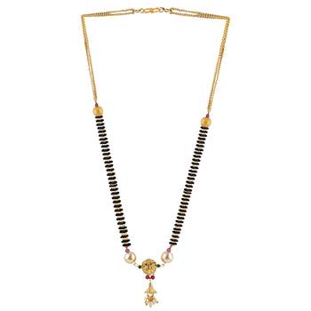 Traditional Multi Chain Gold Plated Mangalsutra For Women 3