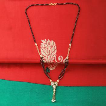 Party Wear Designer Gold Plated Mangalsutra For Women 1