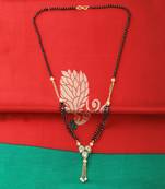 Party Wear Designer Gold Plated Mangalsutra For Women