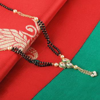 Party Wear Designer Gold Plated Mangalsutra For Women 2