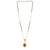 Delicated Oval Shape Pandent Gold Plated Mangalsutra For Women
