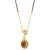 Delicated Oval Shape Pandent Gold Plated Mangalsutra For Women