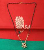 Elegant Round Shape Pandent Designer Mangalsutra For Women