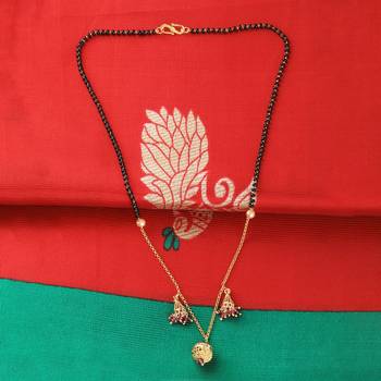 Attractive Gold Plated Chain Pandent Designer Mangalsutra For Women 1