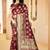 Maroon Woven Banarasi Silk Saree With Blouse