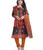 Multicolor printed cotton salwar