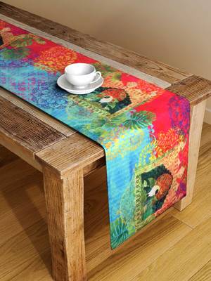 Houzzcode Multicoloured Printed Table Runner 38cm x 182cm 1