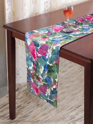 Houzzcode Floreado Printed Table Runner 30cm x 180cm 1