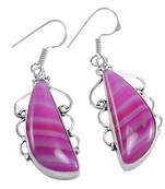 Pink Onyx Earrings