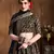 Black Zari And Heavy Sequins Embroidered Silk lehenga choli