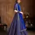 Royal Blue Zari And Heavy Sequins Embroidered Art Silk lehenga choli for bride