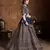 Engaging Navy Blue Zari &Glitter Sequins Embroidered Art Silk Party wear Lehenga