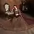Mesmerizing Maroon Zari & Glitter Sequins Embroidered Art Silk Semi Stitched wedding Lehenga