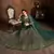 Marvelous Green Zari & Glitter Sequins Embroidered Art Silk Bridal Lehenga choli