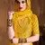 Yellow Zari, Diamond And Sequins Embroidered Art Silk Semi Stitched Lehenga Choli With Dupatta