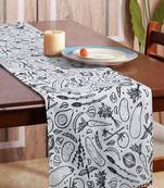 Houzzcode Vegetable Lovers Printed Table Runner 30cmx180cm