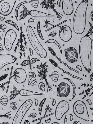 Houzzcode Vegetable Lovers Printed Table Runner 30cmx180cm 3
