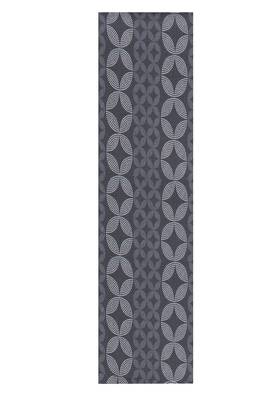 Houzzcode Textured Abstract Printed Table Runner 30cm x 180cm 2