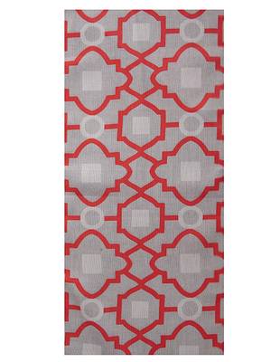 Houzzcode Morroccon Orange Outline Table Runner 30cm x 180cm 2