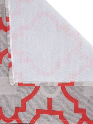 Houzzcode Morroccon Orange Outline Table Runner 30cm x 180cm 4