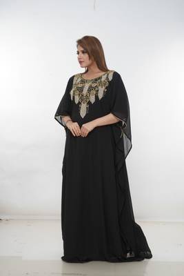 Dubai Kaftan Women Dress Long Gown Farasha Morocco Wear 3