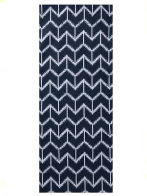 Houzzcode Chevron Printed Blue Table Runner 30cm x 180cm 2