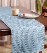 Houzzcode Circular Printed Wheels Table Runner 30cm x 180cm