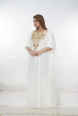 Dubai Kaftan Women Dress Long Gown Farasha Morocco Wear 4