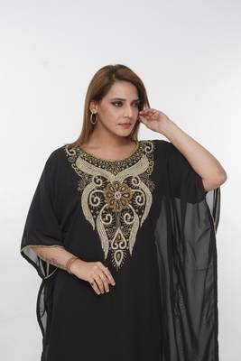 Dubai Kaftan Women Dress Long Gown Farasha Morocco Wear 1