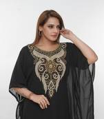 Dubai Kaftan Women Dress Long Gown Farasha Morocco Wear